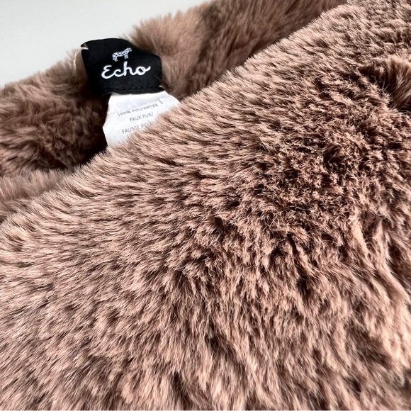 Echo scarf faux fur scarf, fake fur scarf, plush scarf, infinity scarf - Picture 1 of 7